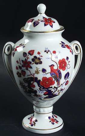 Bird of Paradise Medium Covered Vase