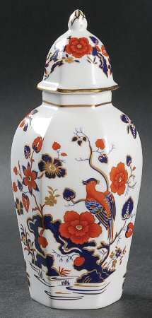 Bird of Paradise Small Hexagonal Ginger Jar & Lid