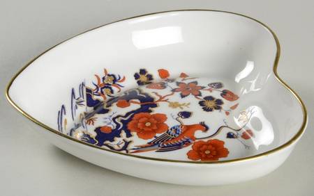 Bird of Paradise Heart Shaped Dish