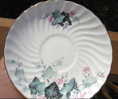 Blue Leaf Saucer