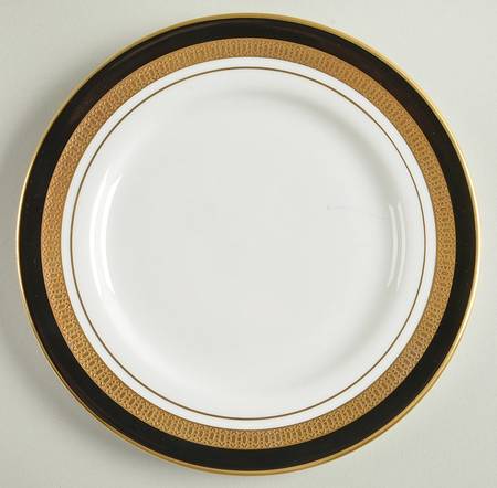 Black Royale Bread & Butter Plate
