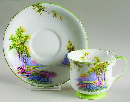 Bluebell Time (Green Trim) by John  Aynsley &amp; Sons