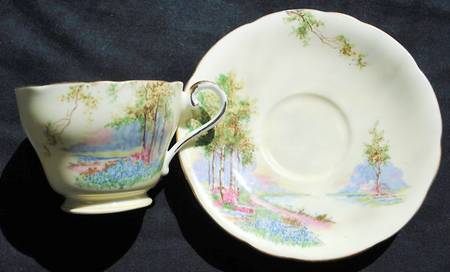 Bluebell Time (Gold Trim) by John  Aynsley &amp; Sons