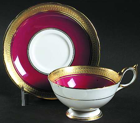 Buckingham Maroon (Scalloped) by John  Aynsley &amp; Sons