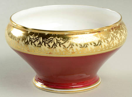 C163 (Red) Open Sugar Bowl