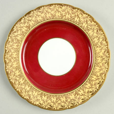 C163 (Red) Bread & Butter Plate