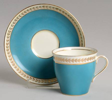 C186 Flat Demitasse Cup & Saucer Set