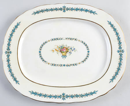 Cambridge (Scalloped) 13" Oval Serving Platter