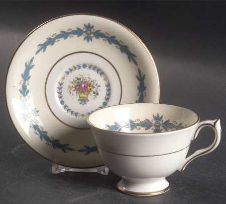 Footed Cup & Saucer Set