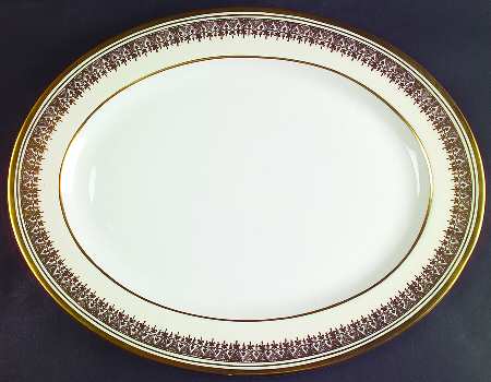 Champagne 15" Oval Serving Platter