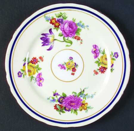 Claridge (Cobalt Border) Bread & Butter Plate
