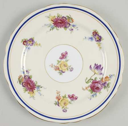Claridge (Cobalt Border) Salad Plate