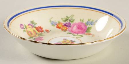 Claridge (Cobalt Border) Fruit/Dessert (Sauce) Bowl