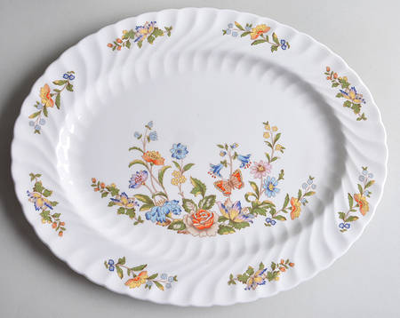 Cottage Garden 13" Oval Serving Platter