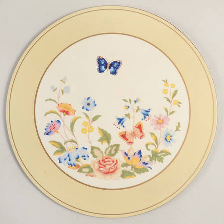Cottage Garden Round Placemat with Cork Back