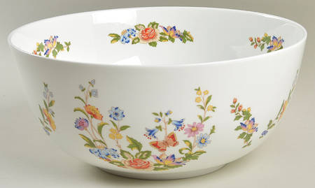 Cottage Garden 10" Large Salad Serving Bowl