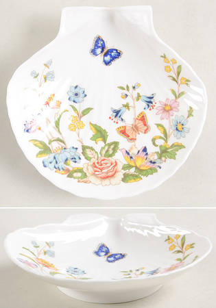 Cottage Garden 5" Shell Shaped Dish