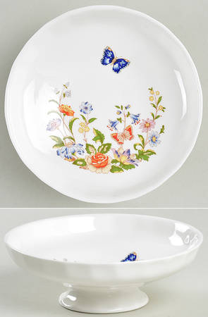 Cottage Garden Round Compote (Height X Width)