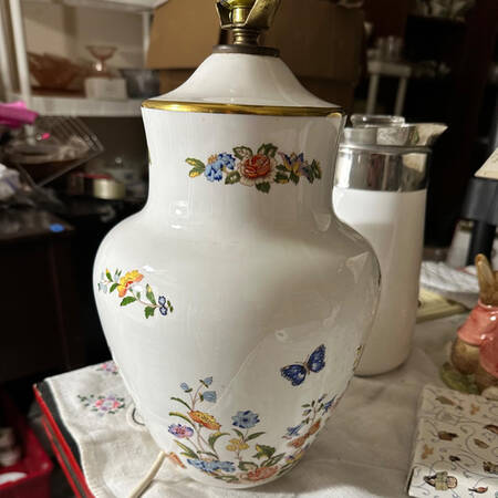 Cottage Garden Electric Lamp No Shade