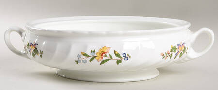 Cottage Garden Round Vegetable No Lid
