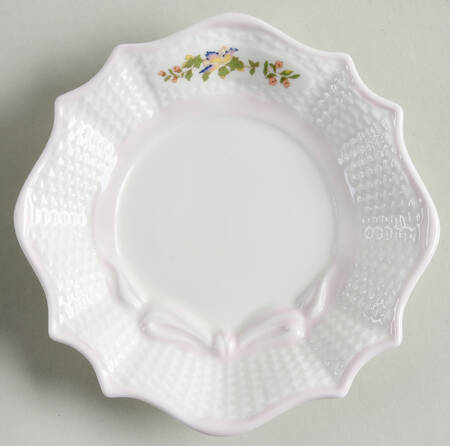 Cottage Garden Flat Scalloped Cake Plate