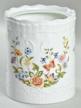 Cottage Garden Biscuit Barrel No Lid