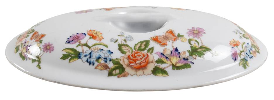 Cottage Garden Lid for 10" Oval Casserole
