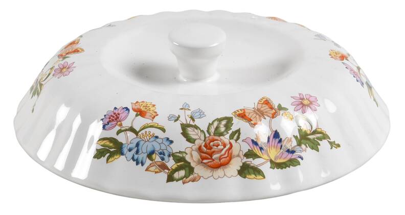 Cottage Garden Lid for 1 Qt Round Oven To Table Casserole