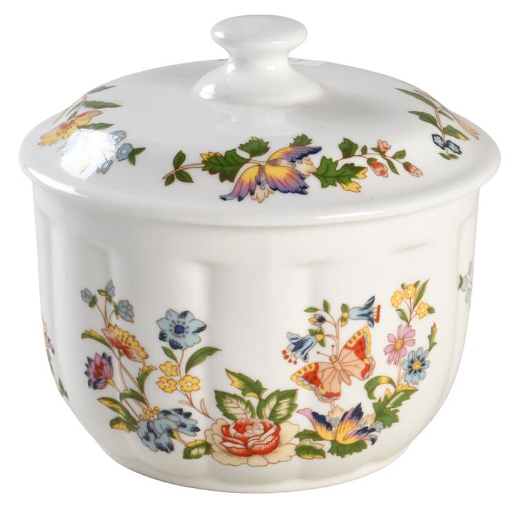 Cottage Garden 4" Round Box & Lid