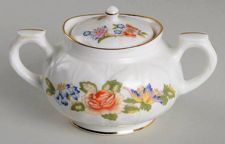 Cottage Garden Individual Sugar Bowl & Lid