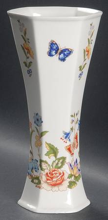 Cottage Garden 8" Hexagonal Bud Vase