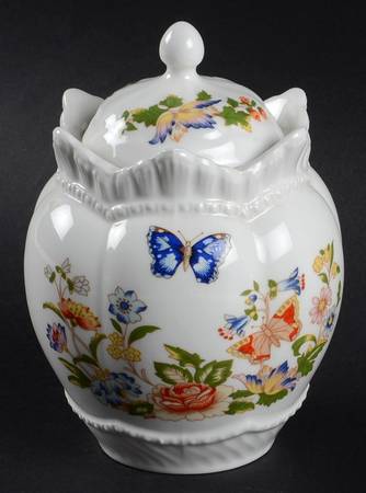 Cottage Garden 4" Storage Jar & Lid