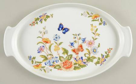 Cottage Garden 12" Oval Tray