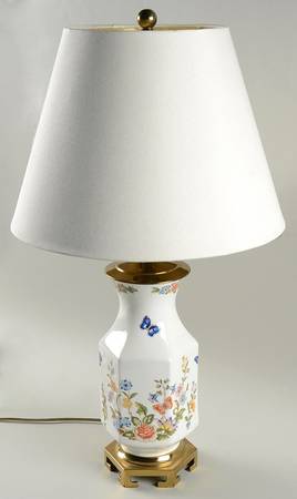 Cottage Garden 23" Electric Lamp & Shade
