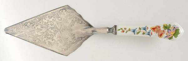 Cottage Garden Pie Server with Stainless Blade