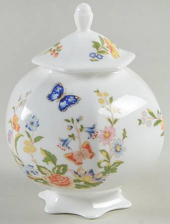Cottage Garden 4" Octagonal Jar & Lid