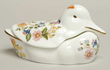 Cottage Garden Duck Box & Lid