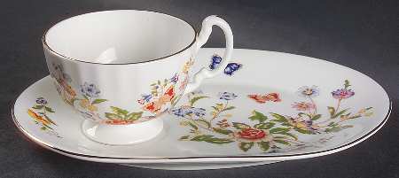 Cottage Garden Tea & Toast Snack Set (Footed Cup)
