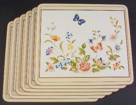 Cottage Garden (Set of 6) Corkboard Placemats