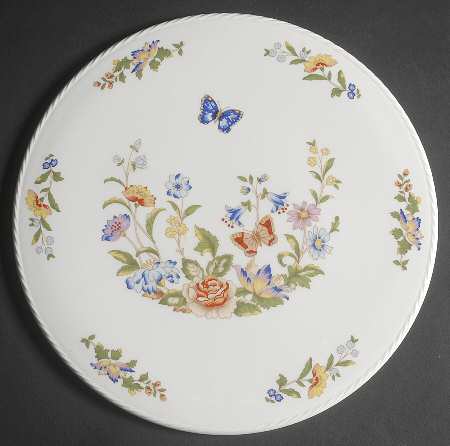 Cottage Garden Cake Plate