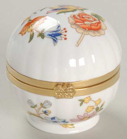 Cottage Garden Miniature Box with Hinged Lid