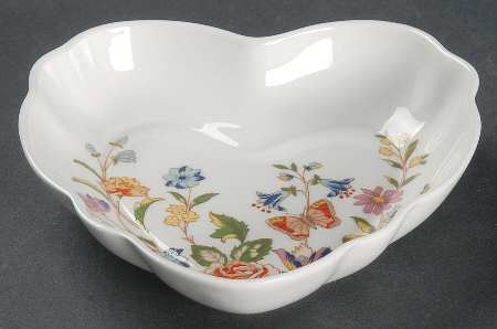 Cottage Garden Heart Shaped Dish