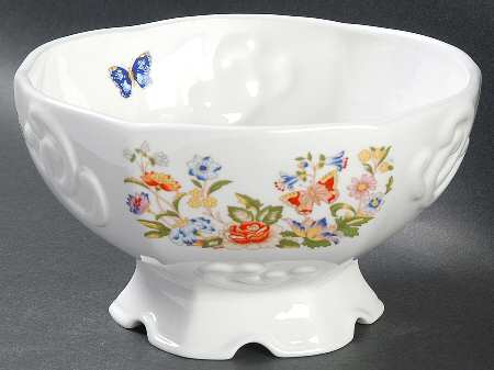 Cottage Garden 7" Footed Bowl
