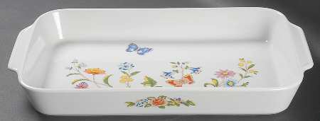 Cottage Garden 15" Rectangular Baker