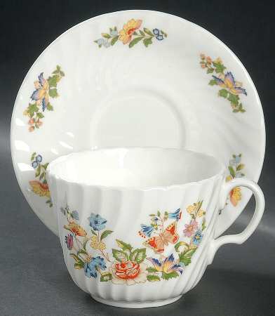 Cottage Garden Breakfast Cup & Saucer Set