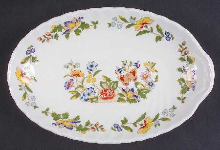 Cottage Garden Pickle Dish