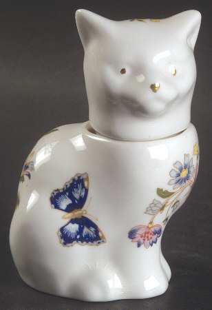 Cottage Garden Cat Box W/Lid