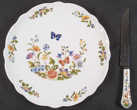 Cottage Garden Cake Plate and Server (Boxed Set)