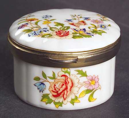 Cottage Garden Miniature Box with Hinged Lid