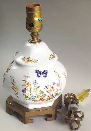 Cottage Garden 12" Electric Lamp No Shade